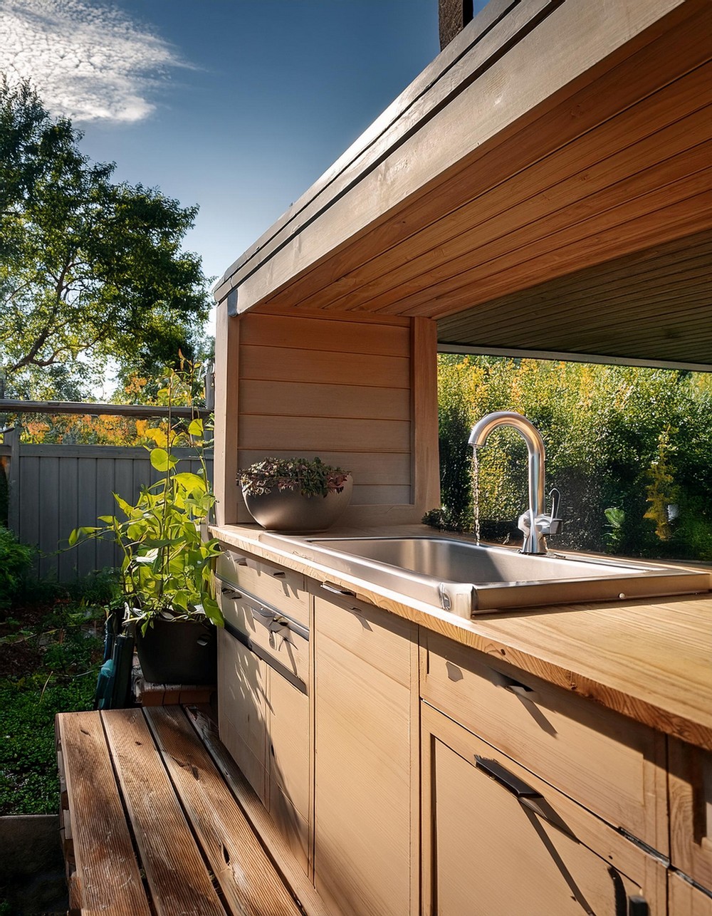 DIY Outdoor Sink