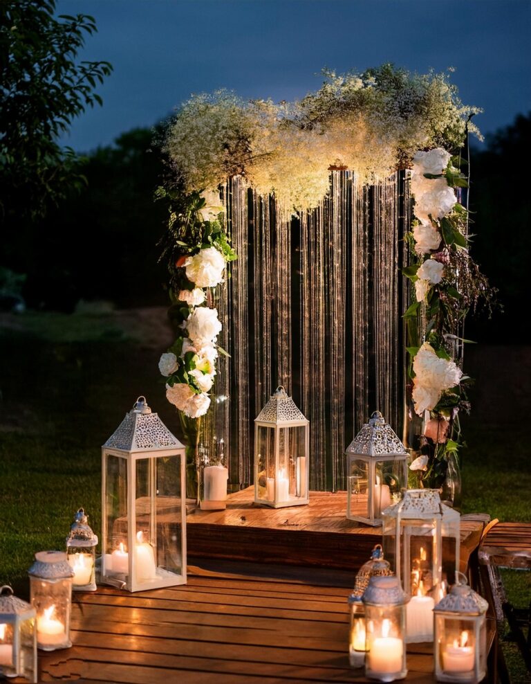 DIY Wedding Lighting