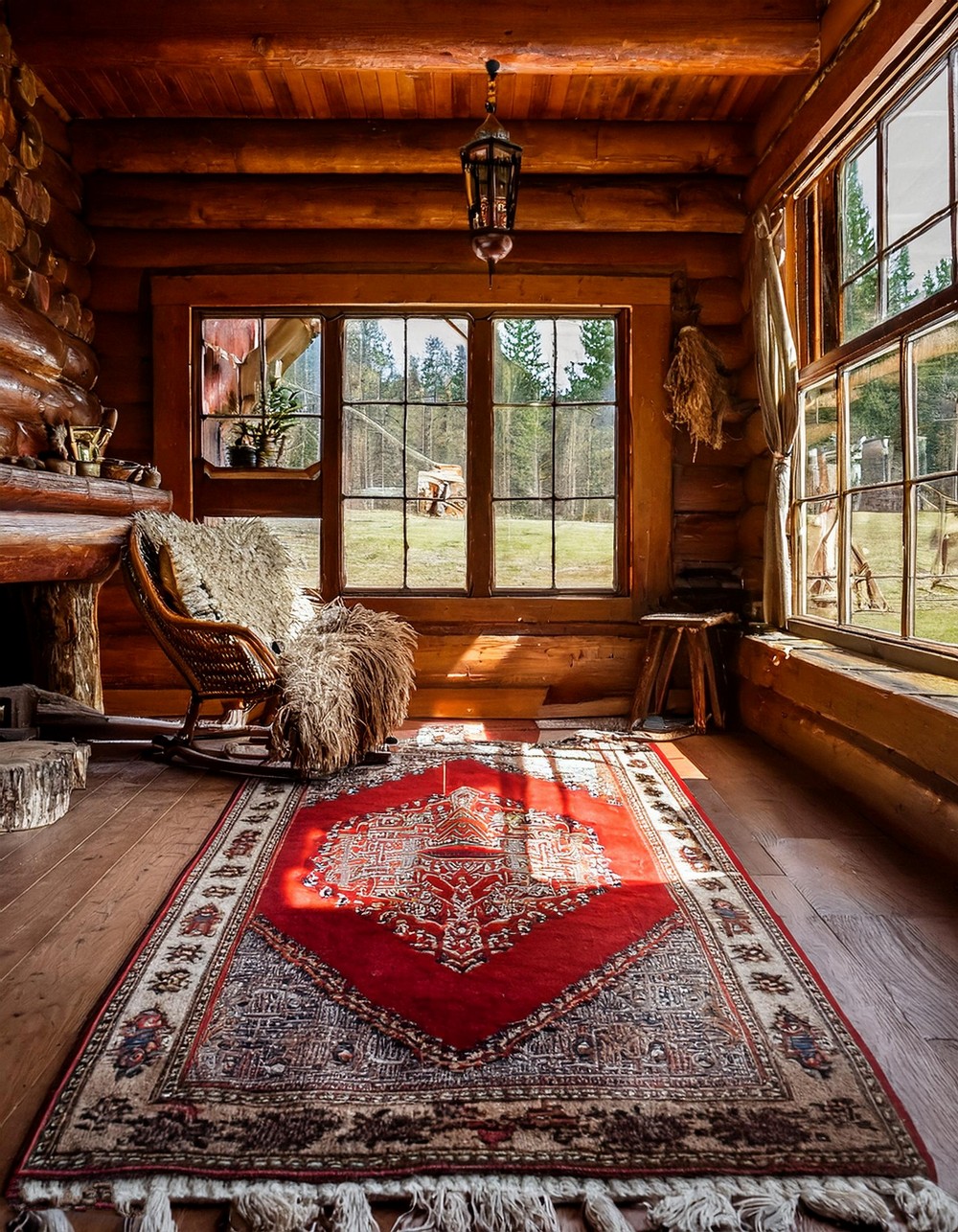 Lay an Antique Rug Underfoot