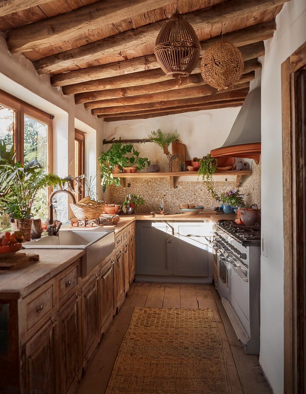 Mediterranean Kitchen Packed With Rustic Features