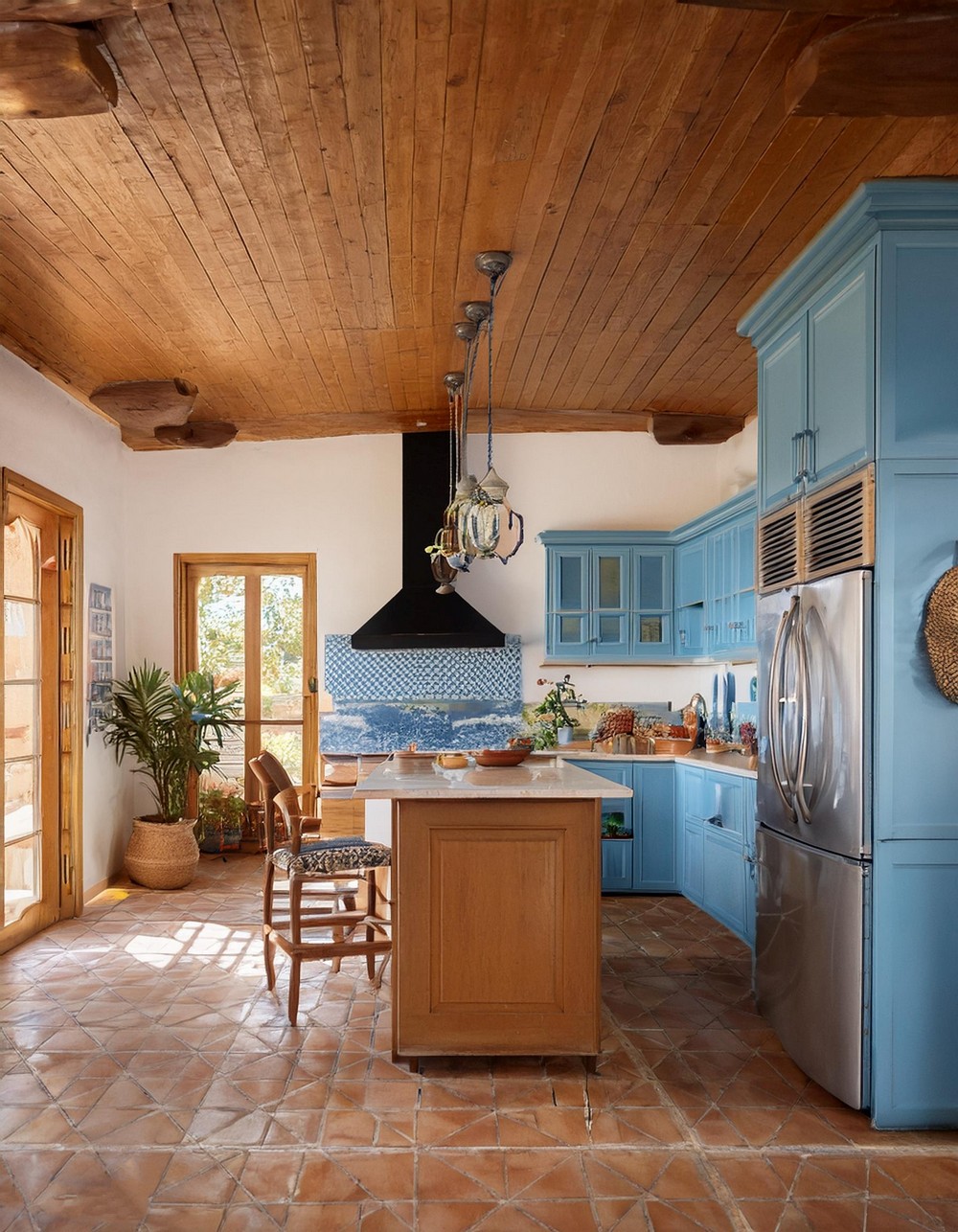 Modern Features in a Traditional Spanish Kitchen