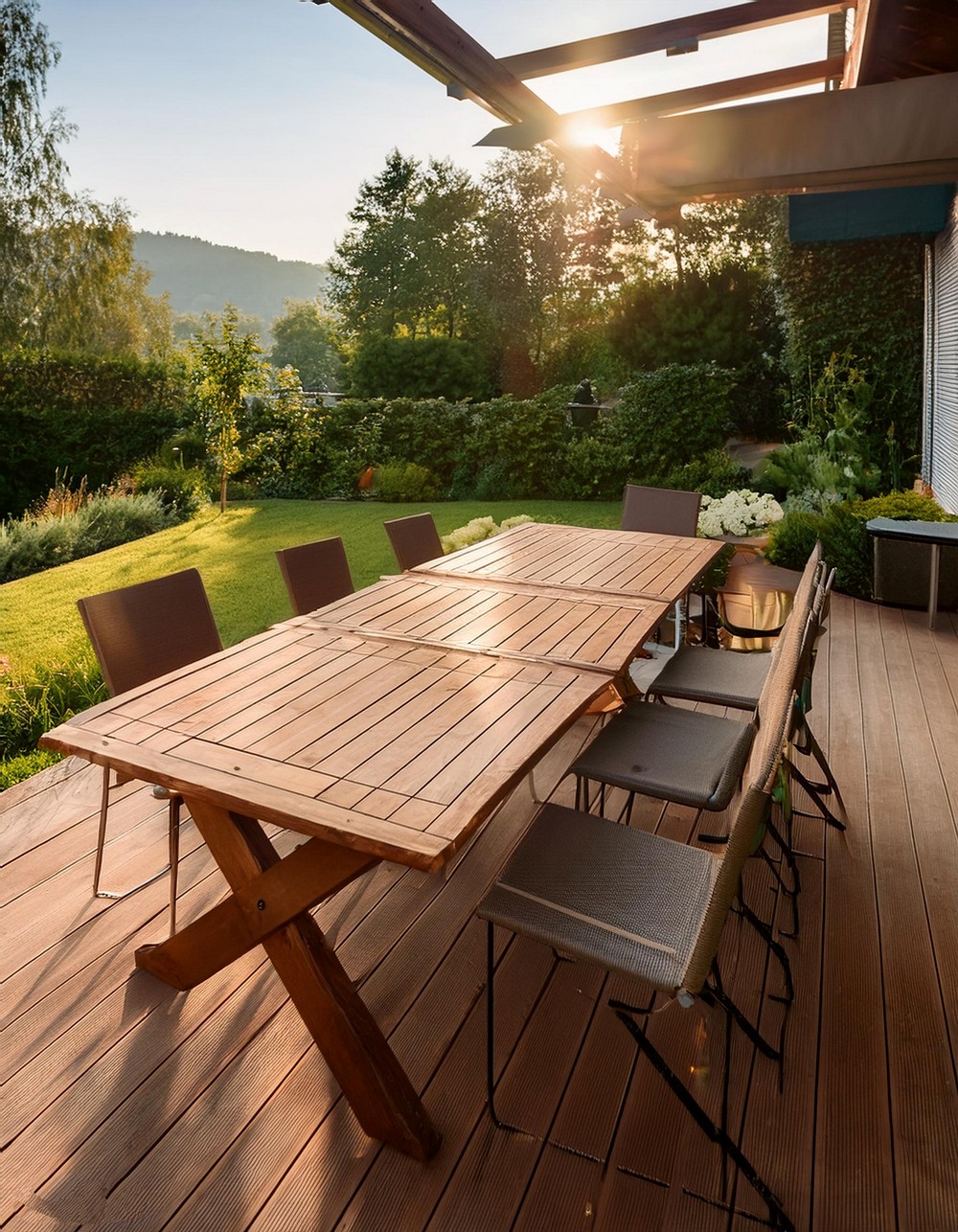 Outdoor Dining Table Extension