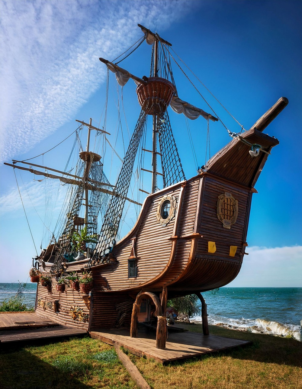 Pirate Ship Playhouse