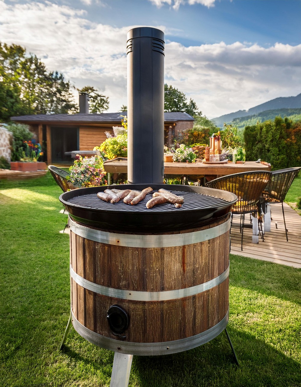 Recycled Barrel Barbecue