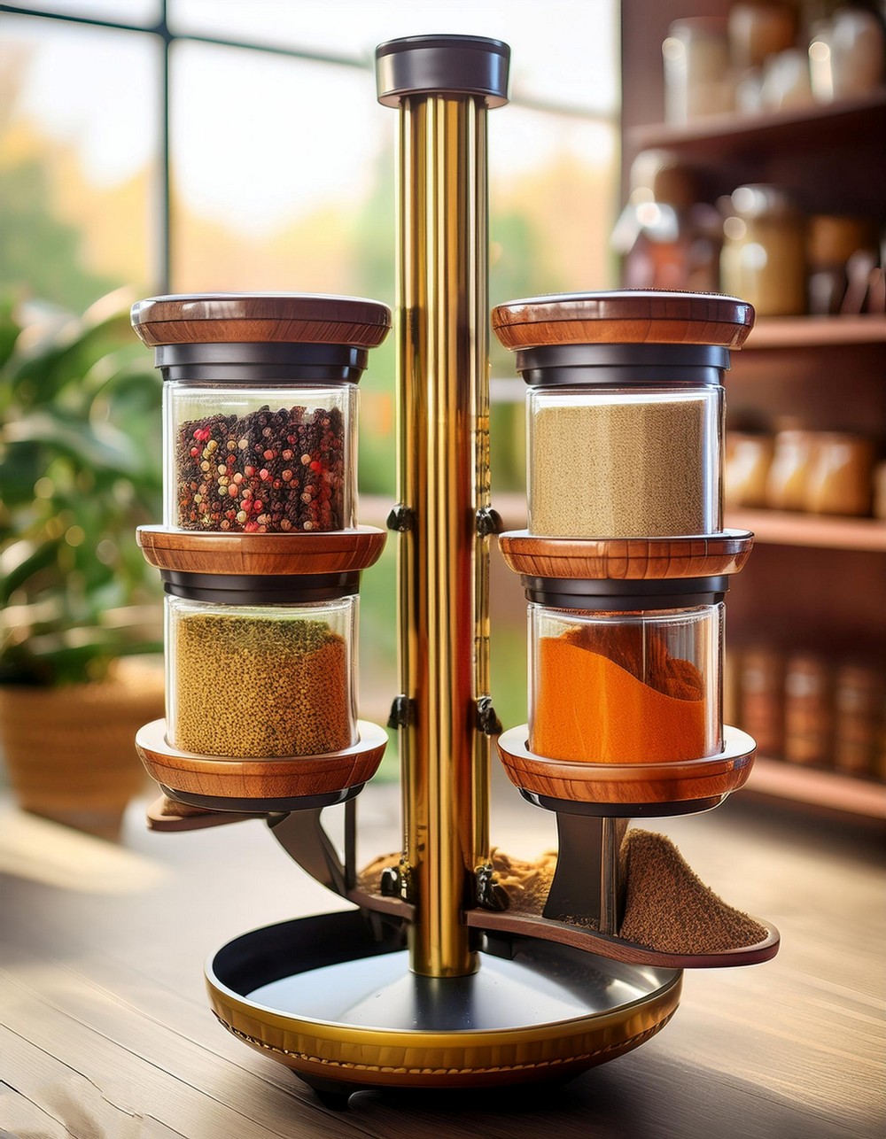 Rotating Spice Carousel