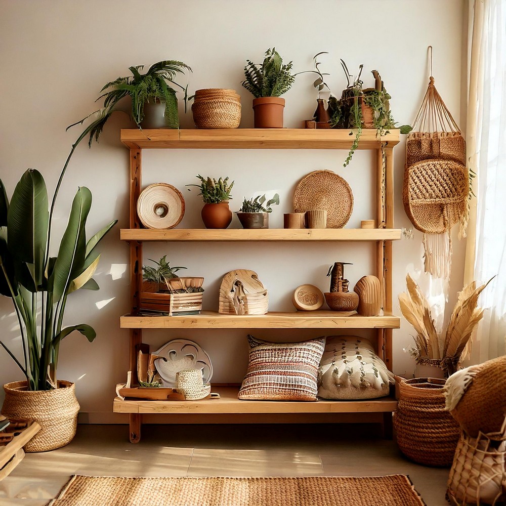 Shelving with Decor