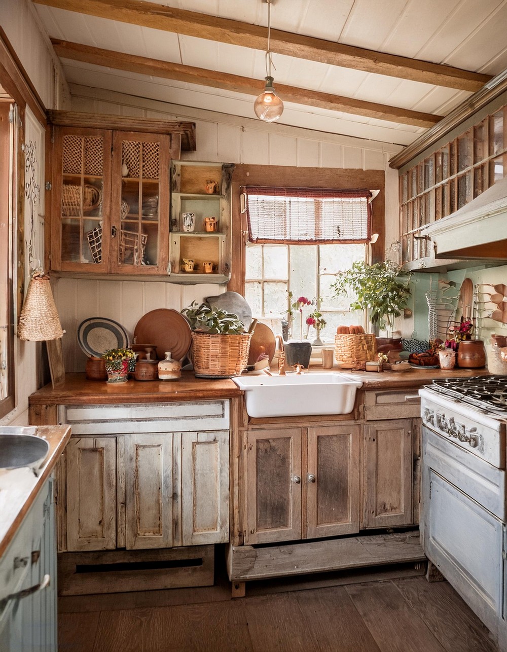 Farmhouse 1960s Kitchen