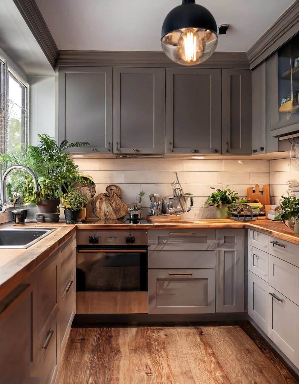 Modern Rustic with a Metallic Twist