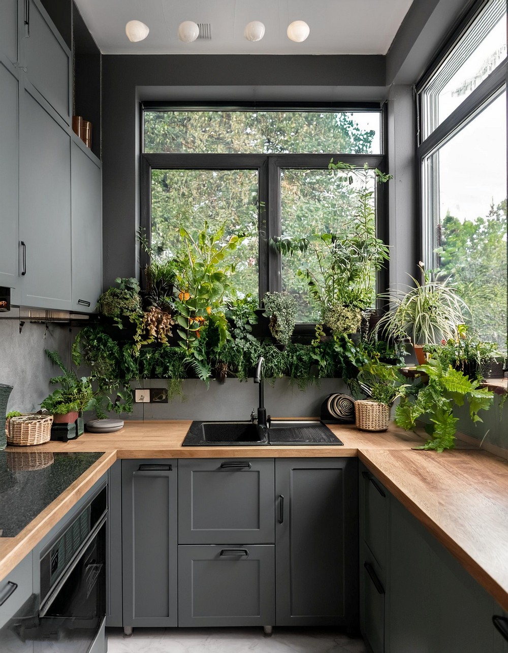 Urban Garden Backsplash