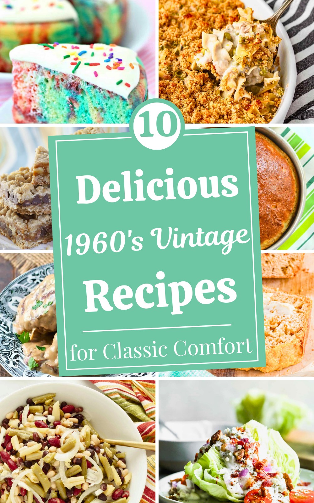 10 1960's Vintage Recipes for Classic Comfort