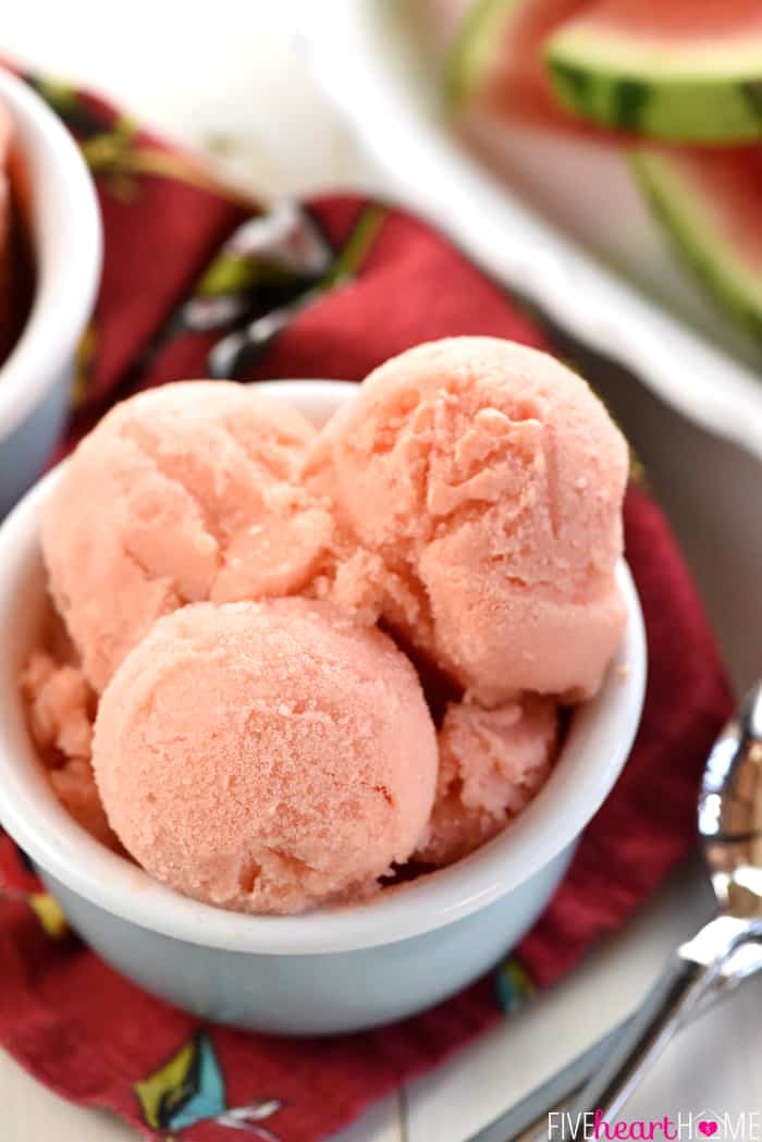 2-Ingredient Watermelon Sherbet 