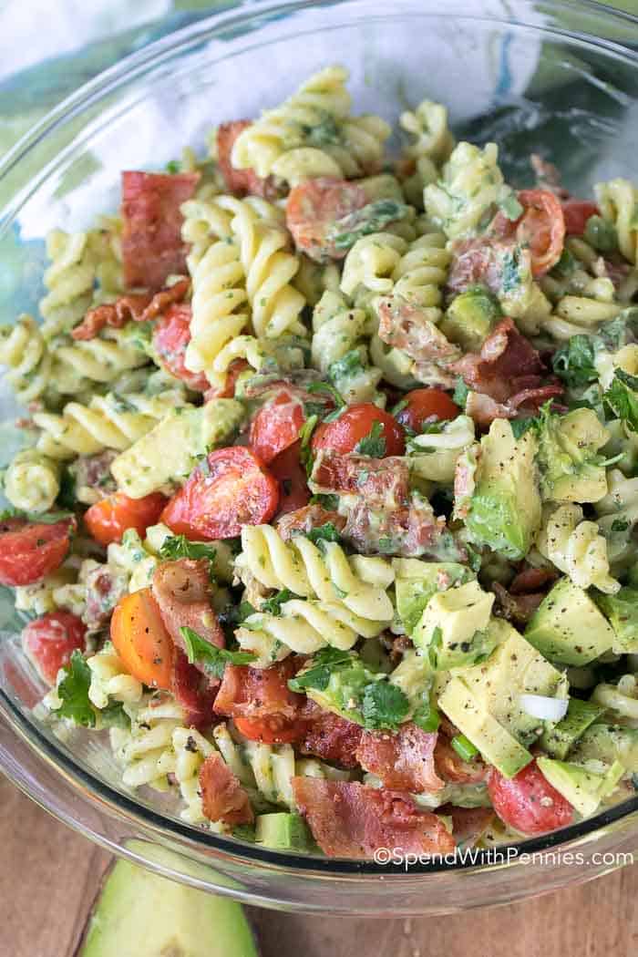 Avocado Pasta Salad 