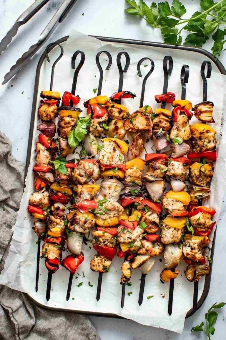 Baked Chicken Kabobs