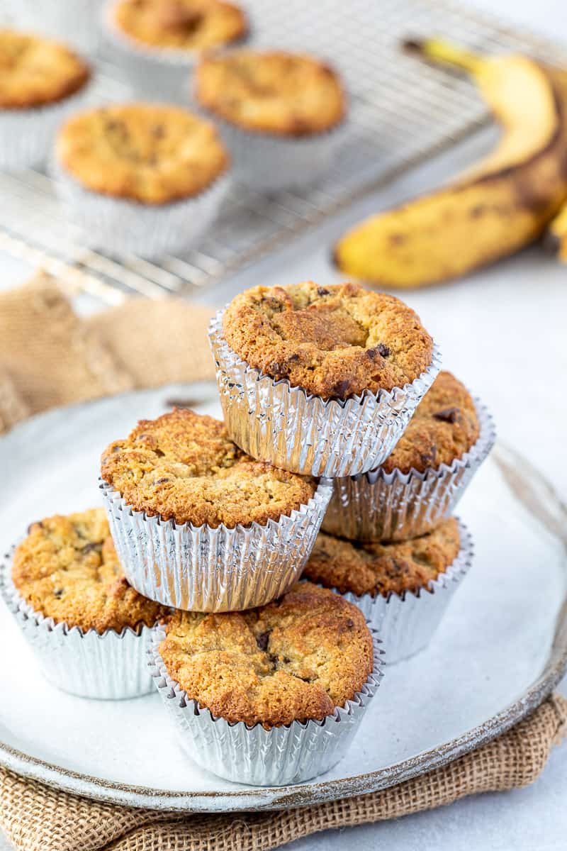 Banana Muffins with Almond Flour