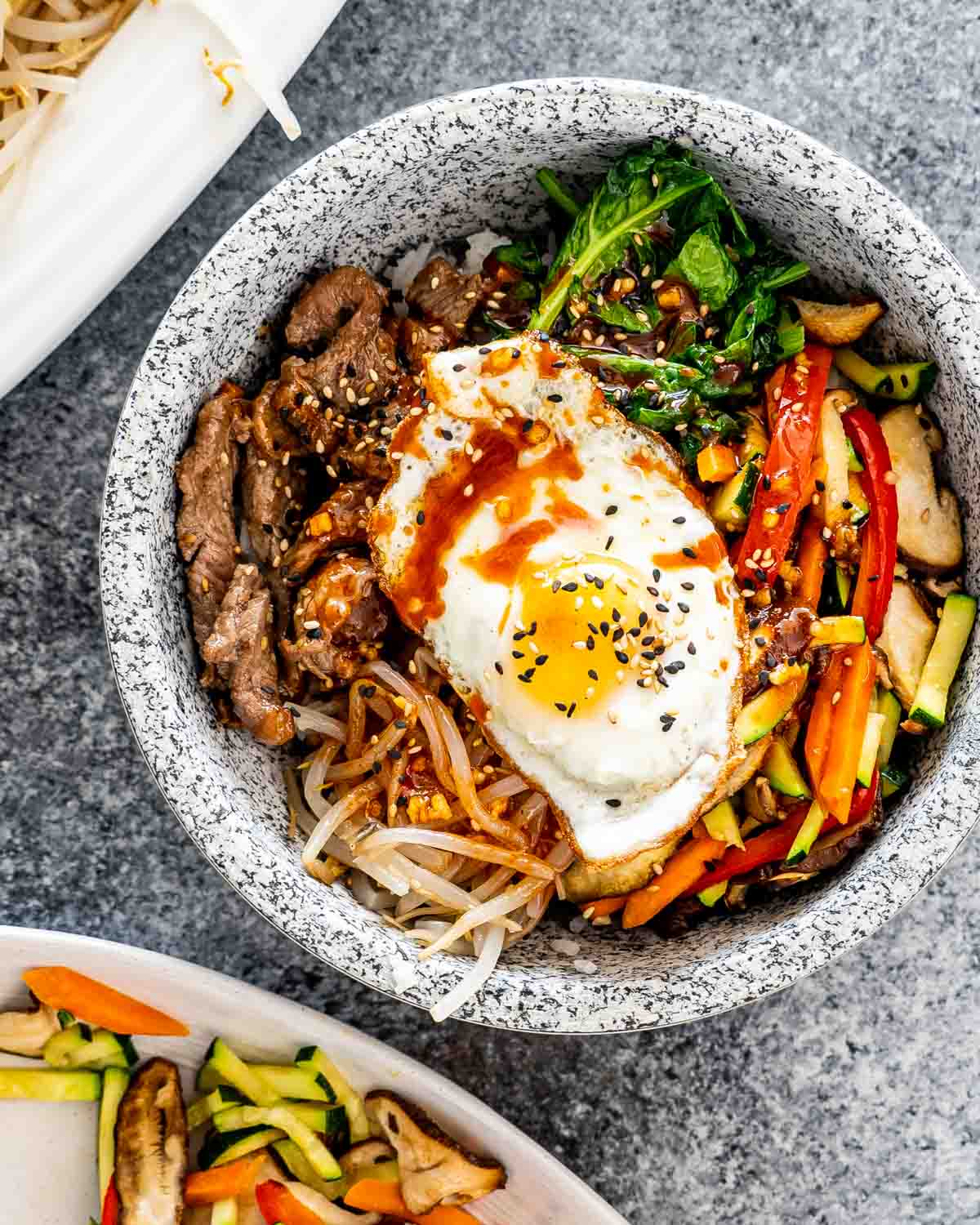 Bibimbap (Korean Rice Bowl)