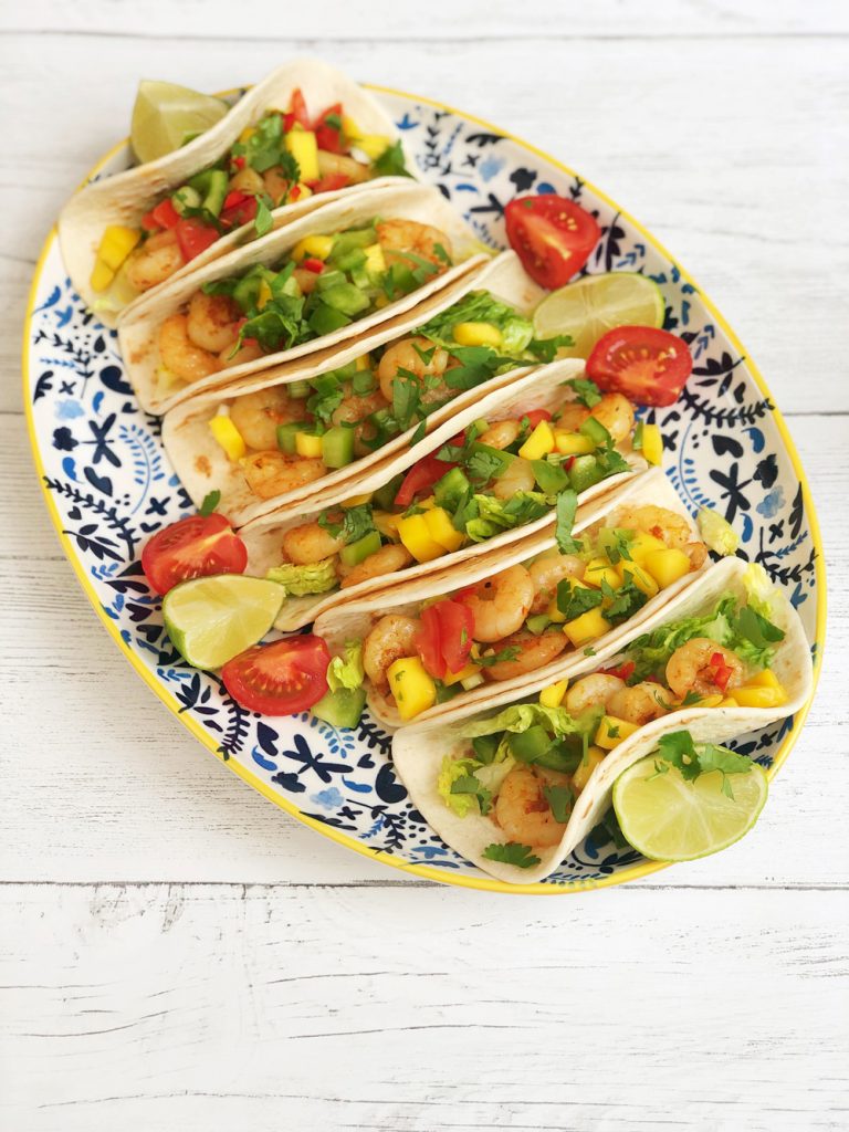 Cajun Prawn Tacos