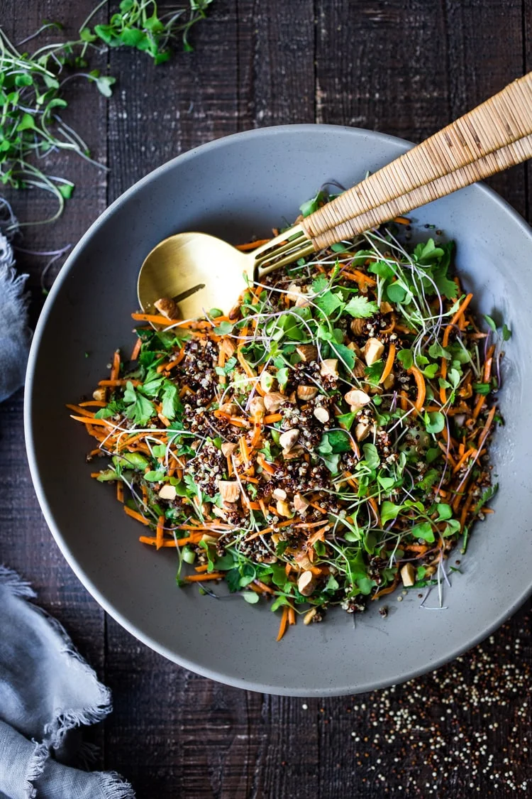 Carrot Quinoa Salad