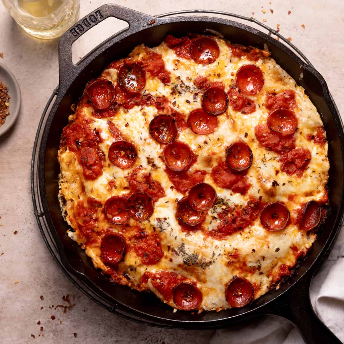 Cast Iron Skillet Pizza