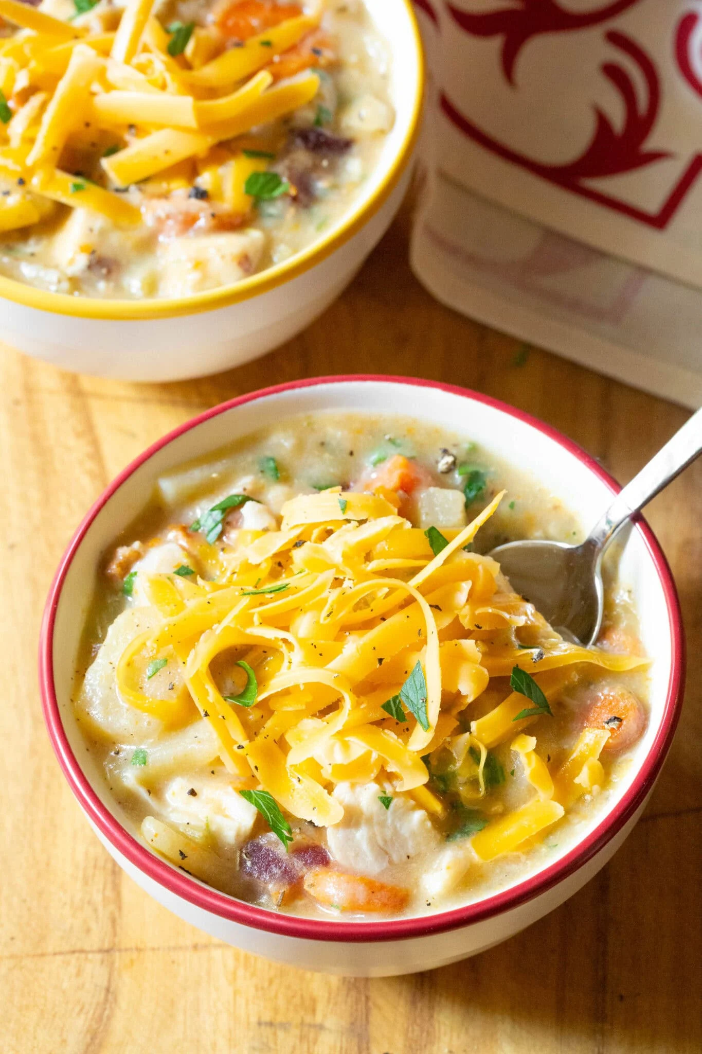 Chicken Potato Soup (Crockpot) 