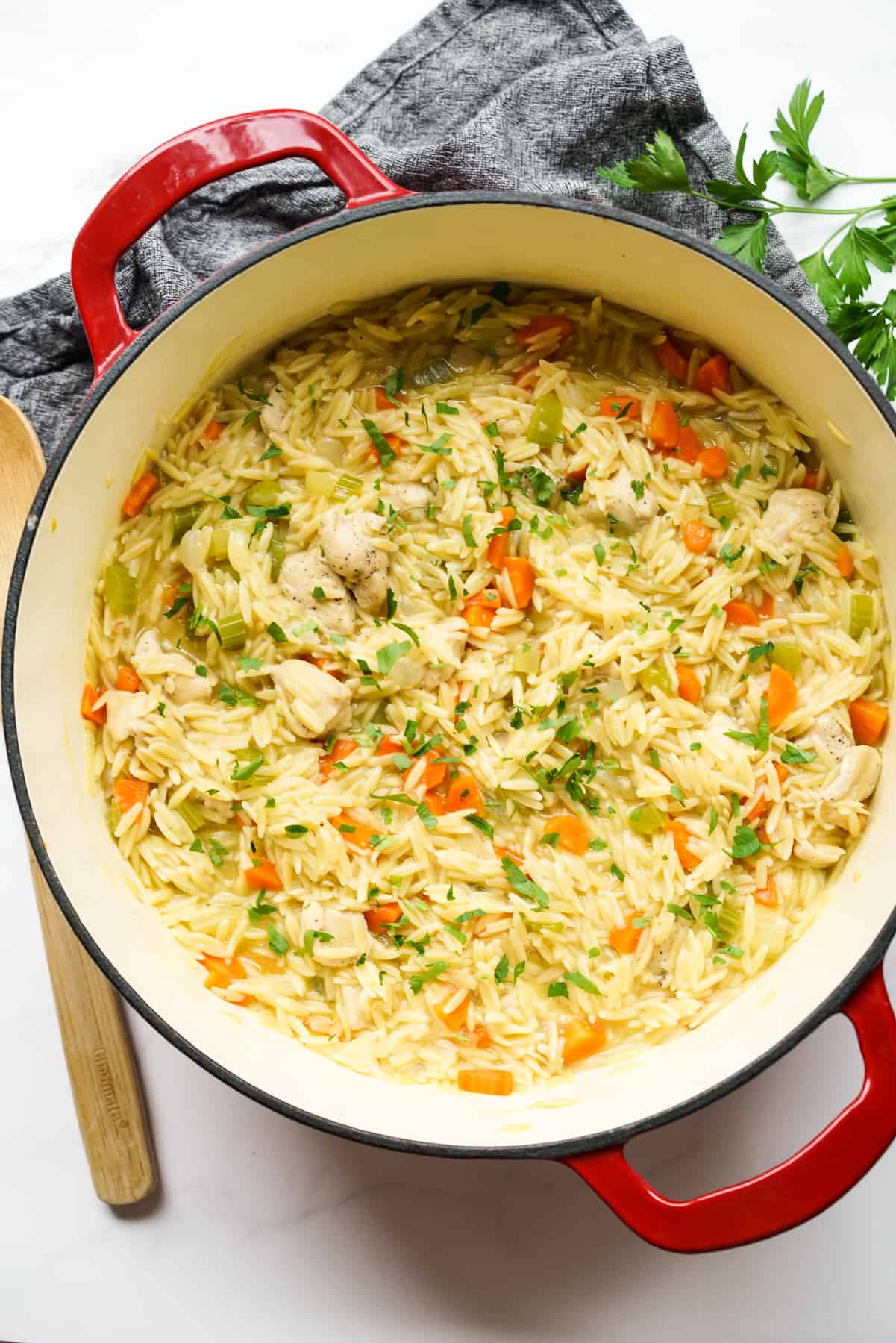 Chicken and Orzo