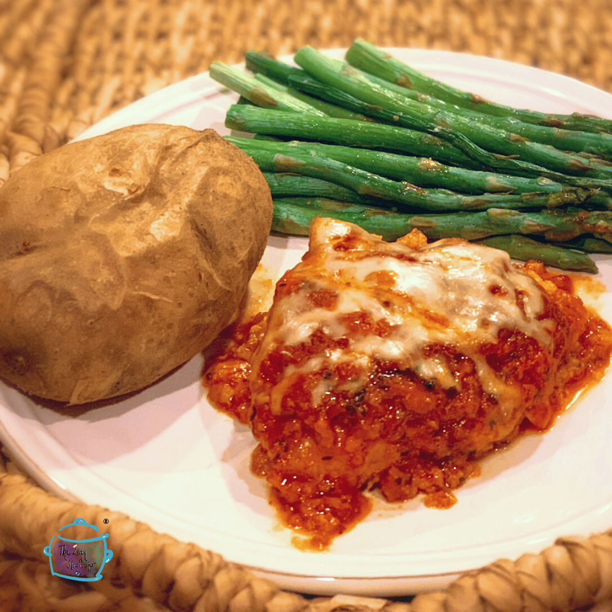 Lazy Slow Cooker Chicken Parmesan