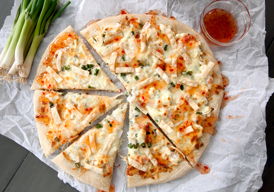 Crab Rangoon Pizza