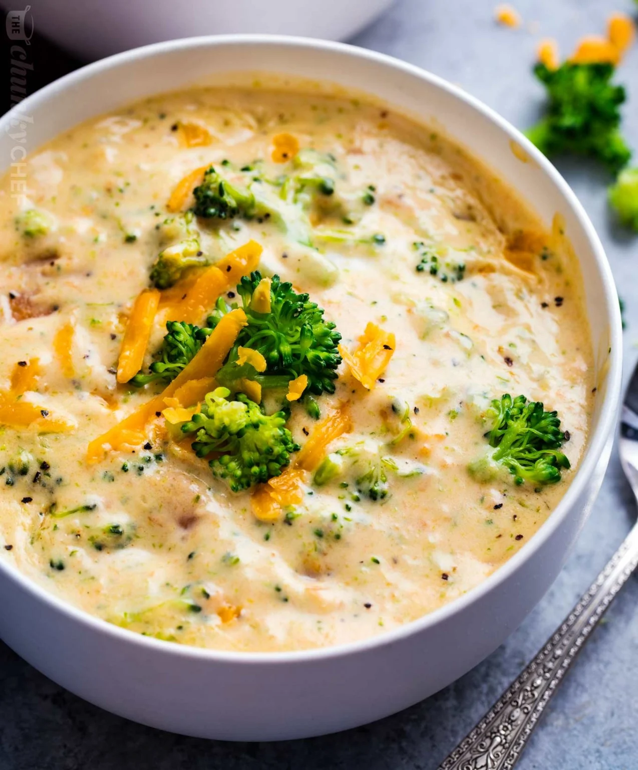 Creamy Broccoli Cheddar Soup 