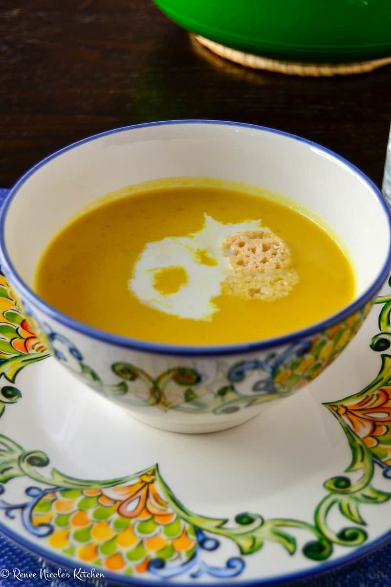 Creamy Butternut Squash Apple Soup