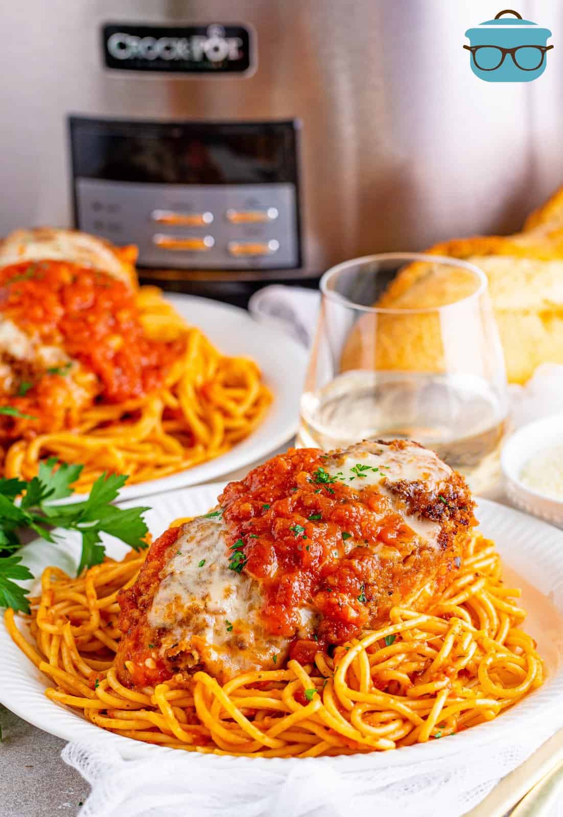 Crock Pot Chicken Parmesan