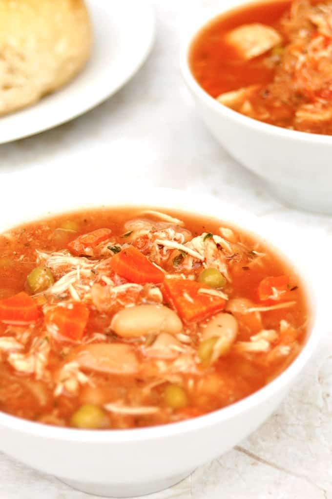 Slow Cooker Chicken Vegetable Soup