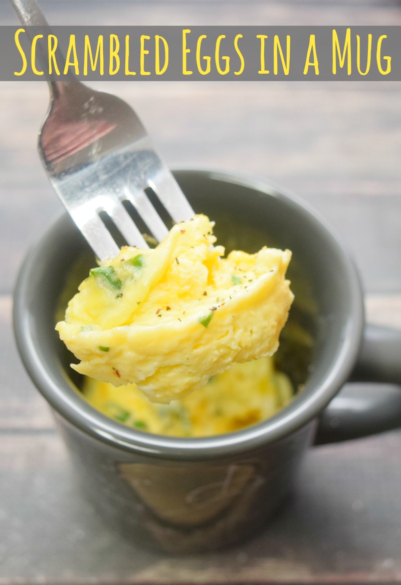 Easy Scrambled Eggs in a Mug