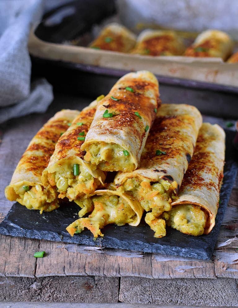 Easy Vegan Taquitos