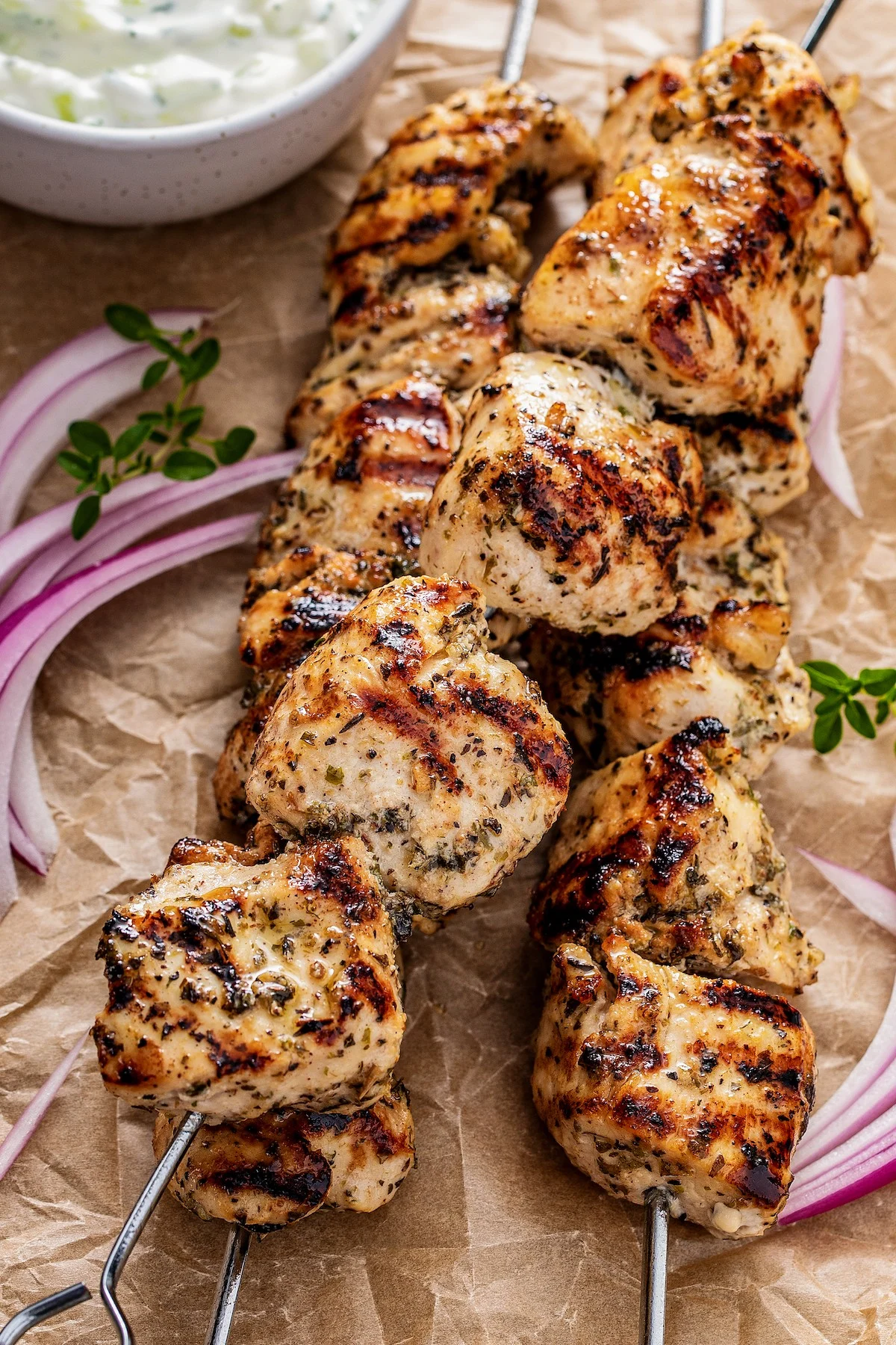 Greek Chicken Souvlaki Recipe