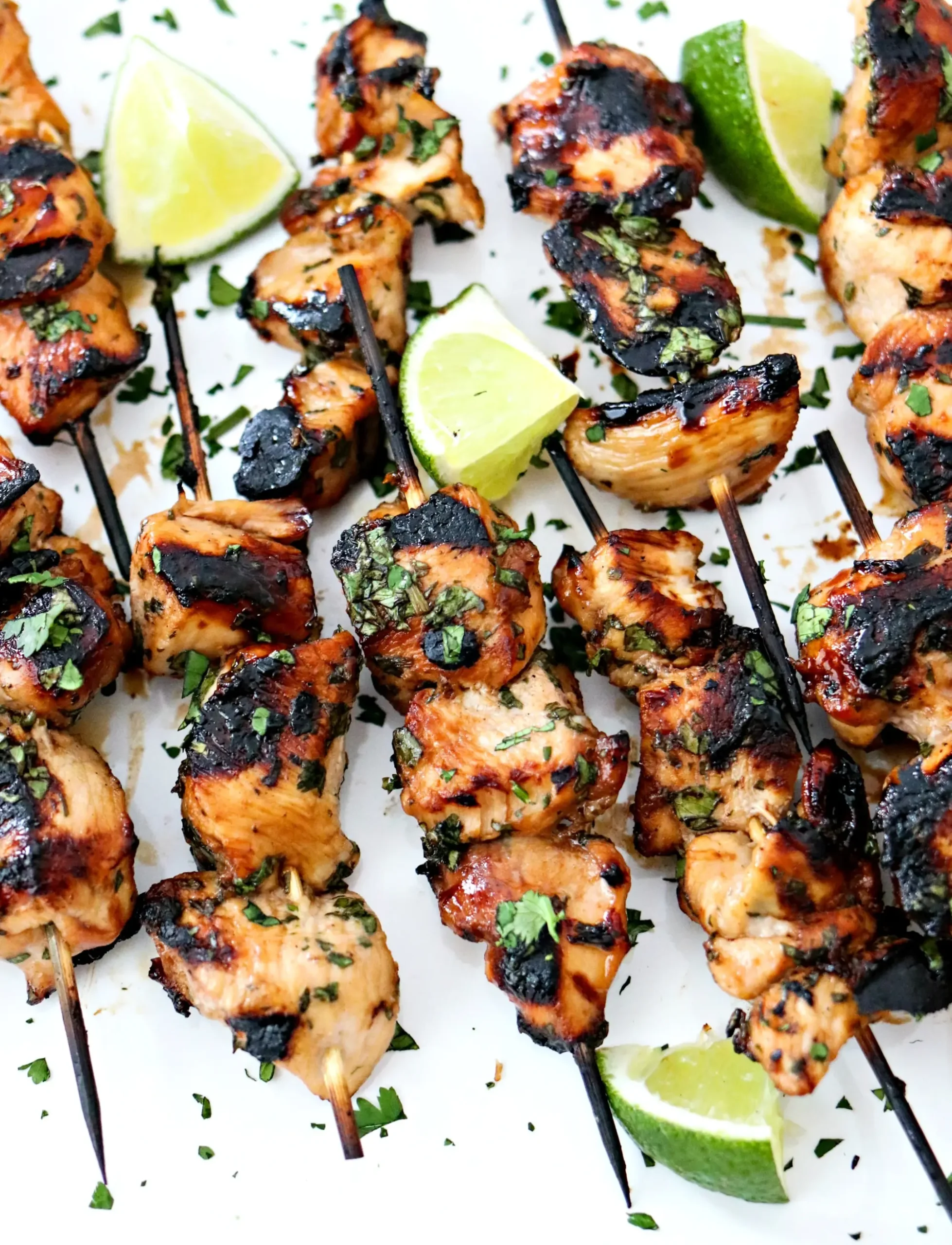 Grilled Cilantro Lime Chicken Skewers