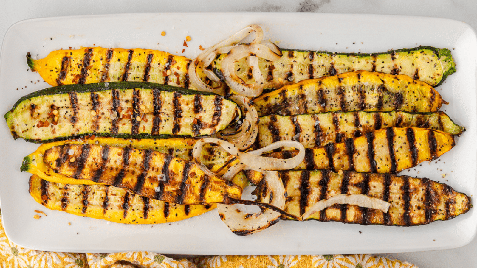 Grilled Zucchini and Squash