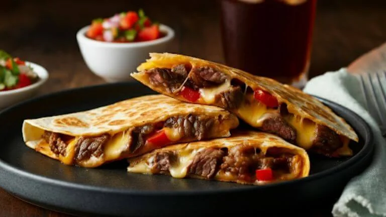 Healthy Beef and Cheese Quesadillas