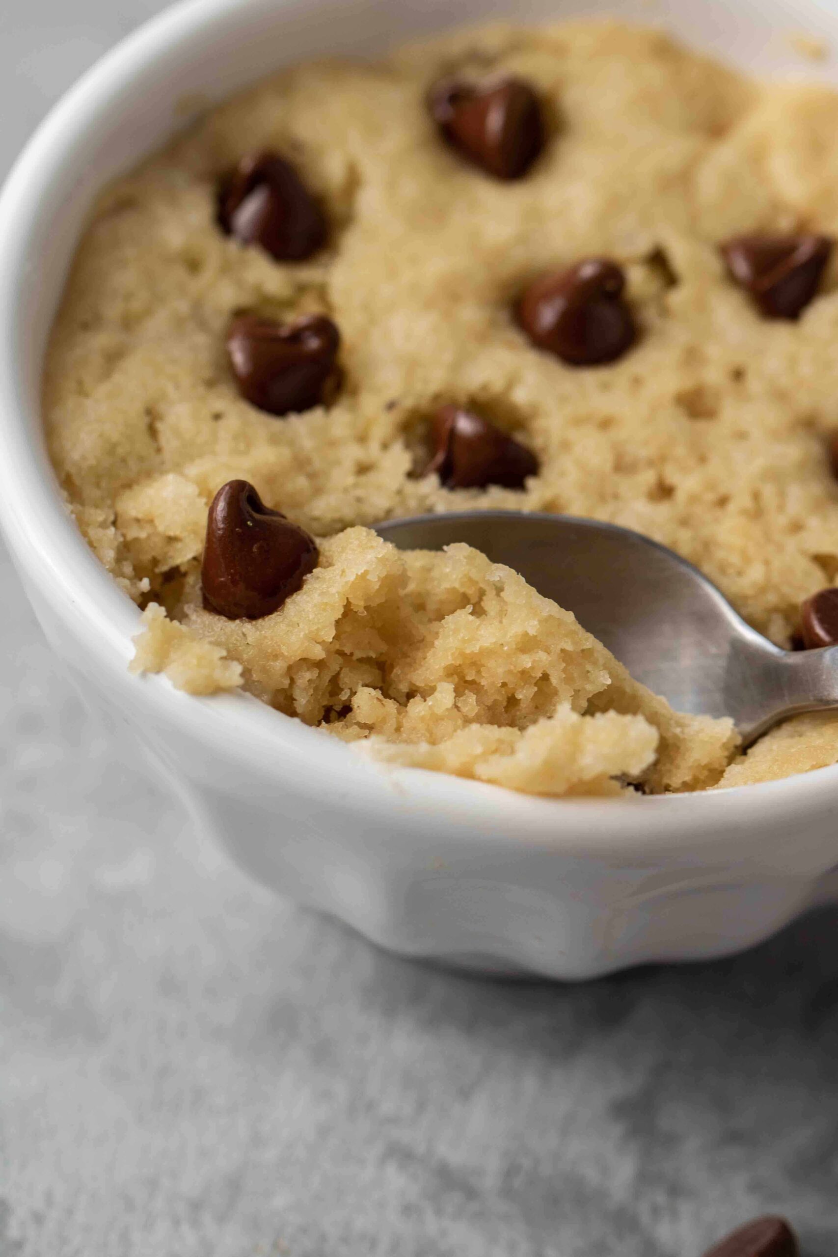 Healthy Chocolate chip Vegan Mug Cookie