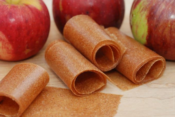 Homemade Apple Cinnamon Fruit Leather