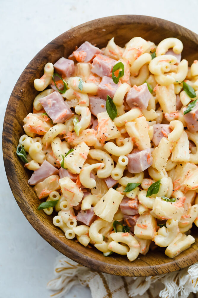 Incredible Hawaiian Macaroni Salad 