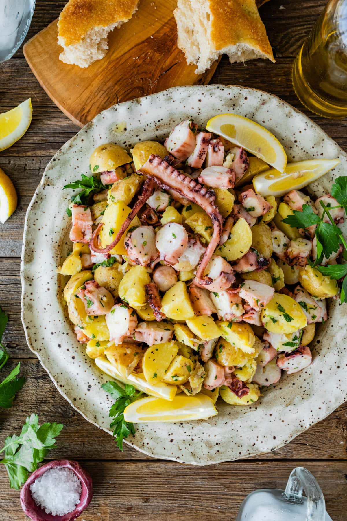 Italian Octopus Salad Recipe with Potatoes