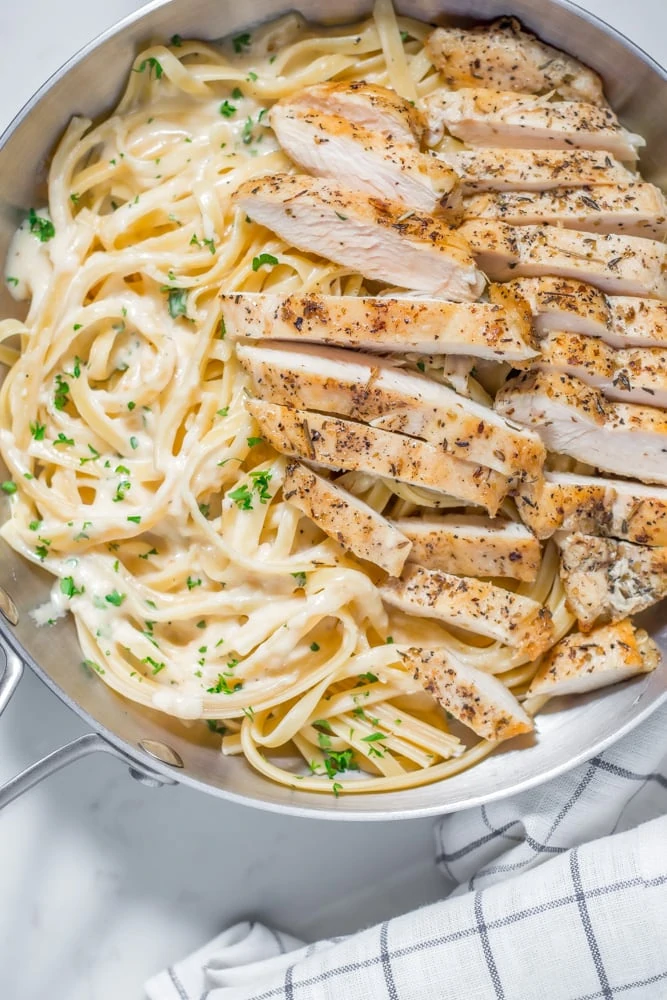 Keto Chicken Alfredo On Easy Mode