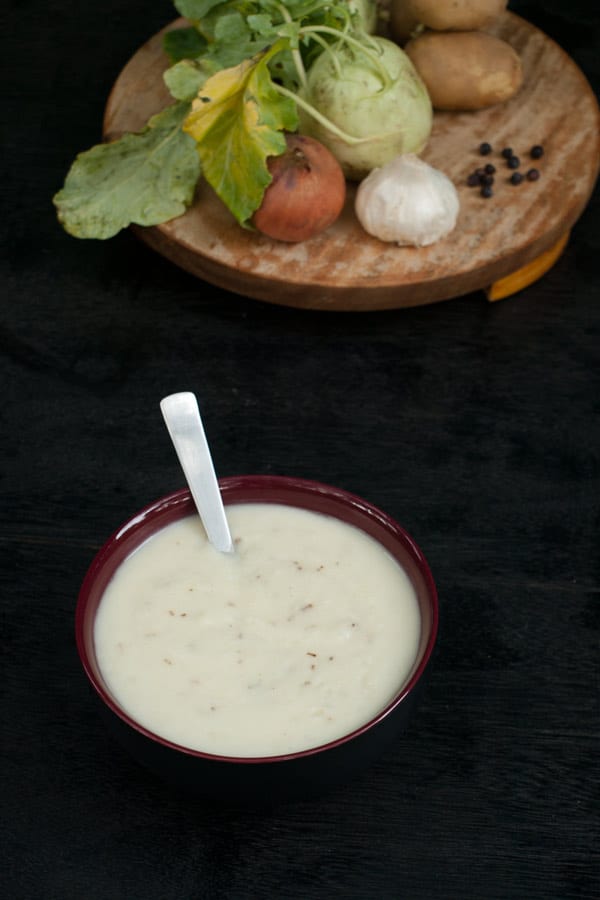 Kohlrabi Potato Purée 