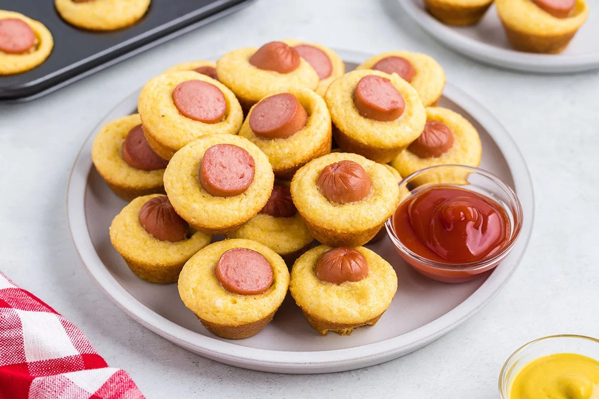 Mini Corn Dog Muffins