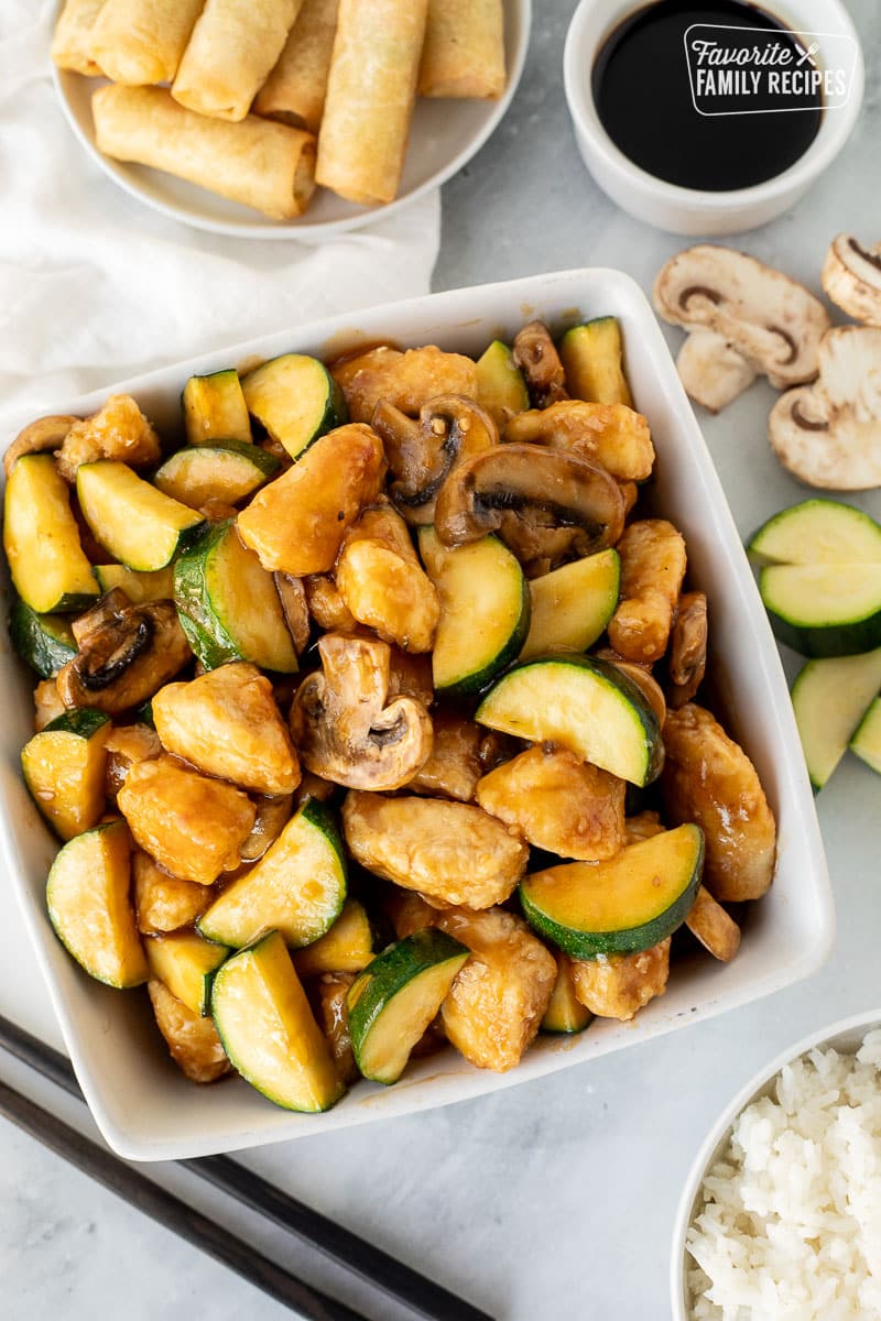 Panda Express Mushroom Chicken (Copycat Recipe) 