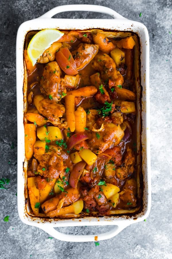 Portuguese Chicken Bake