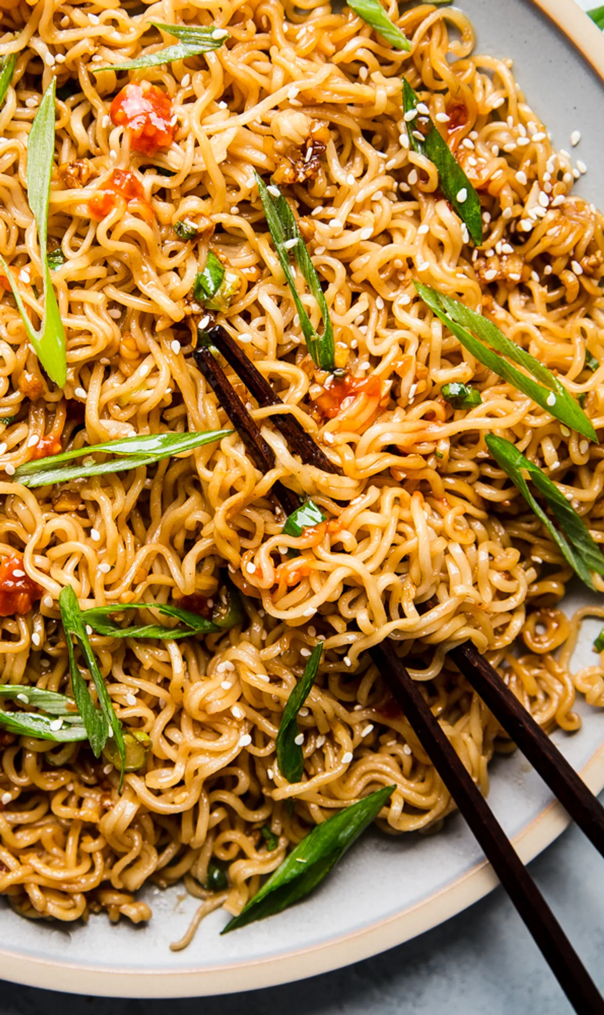 Sesame Garlic Ramen Noodles 