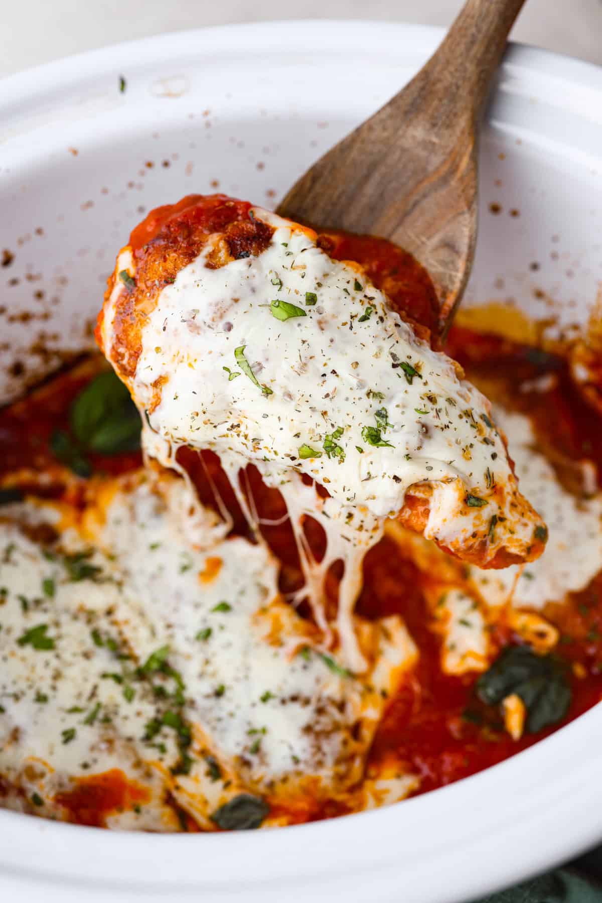 Slow Cooker Chicken Parmesan