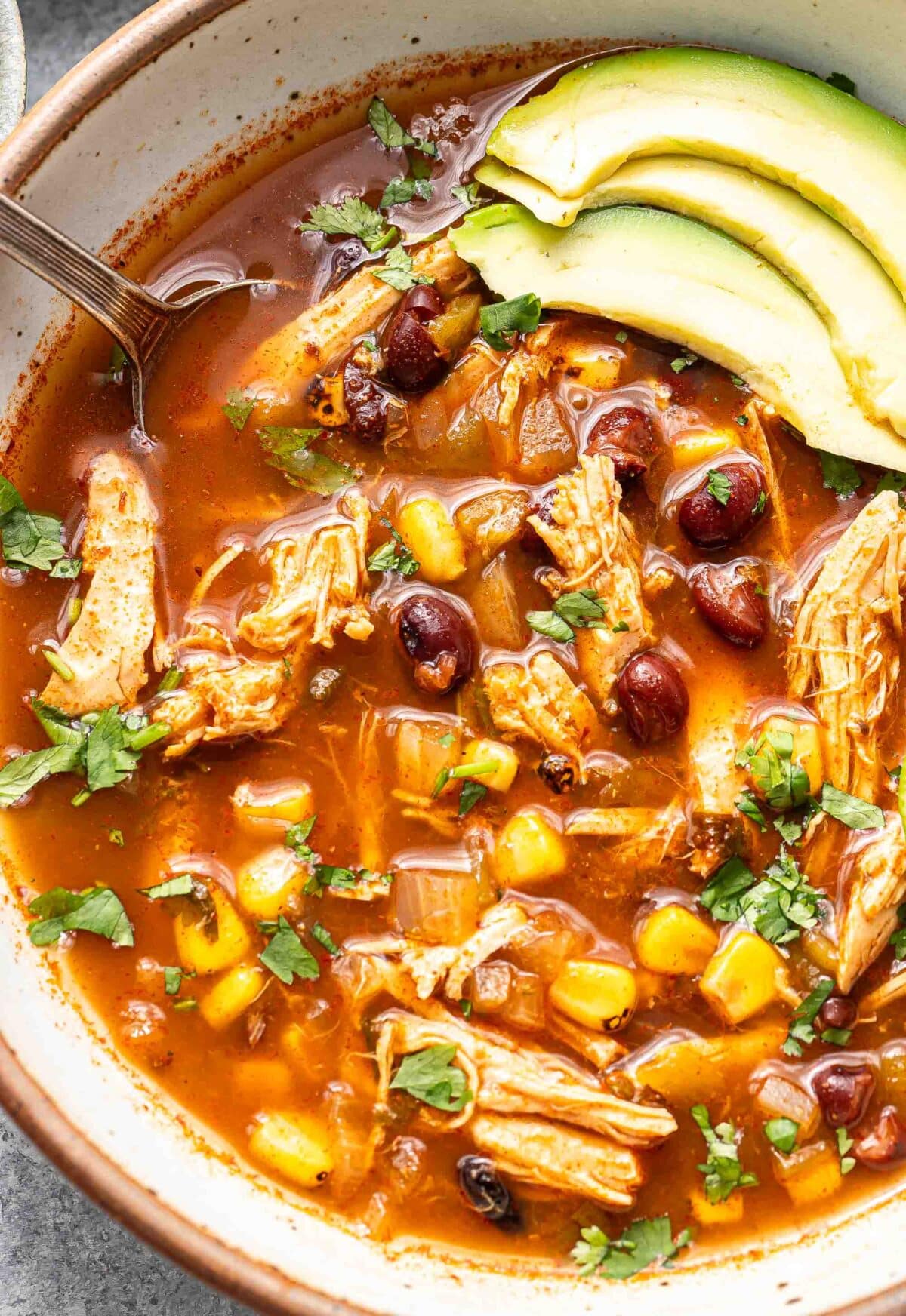 Slow Cooker Chicken Tortilla Soup