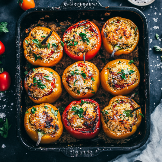 Stuffed Peppers with Rice Recipe 