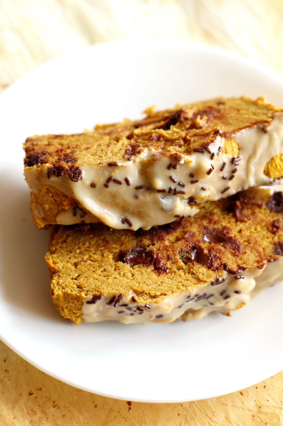 Tahini Chocolate Chip Pumpkin Bread